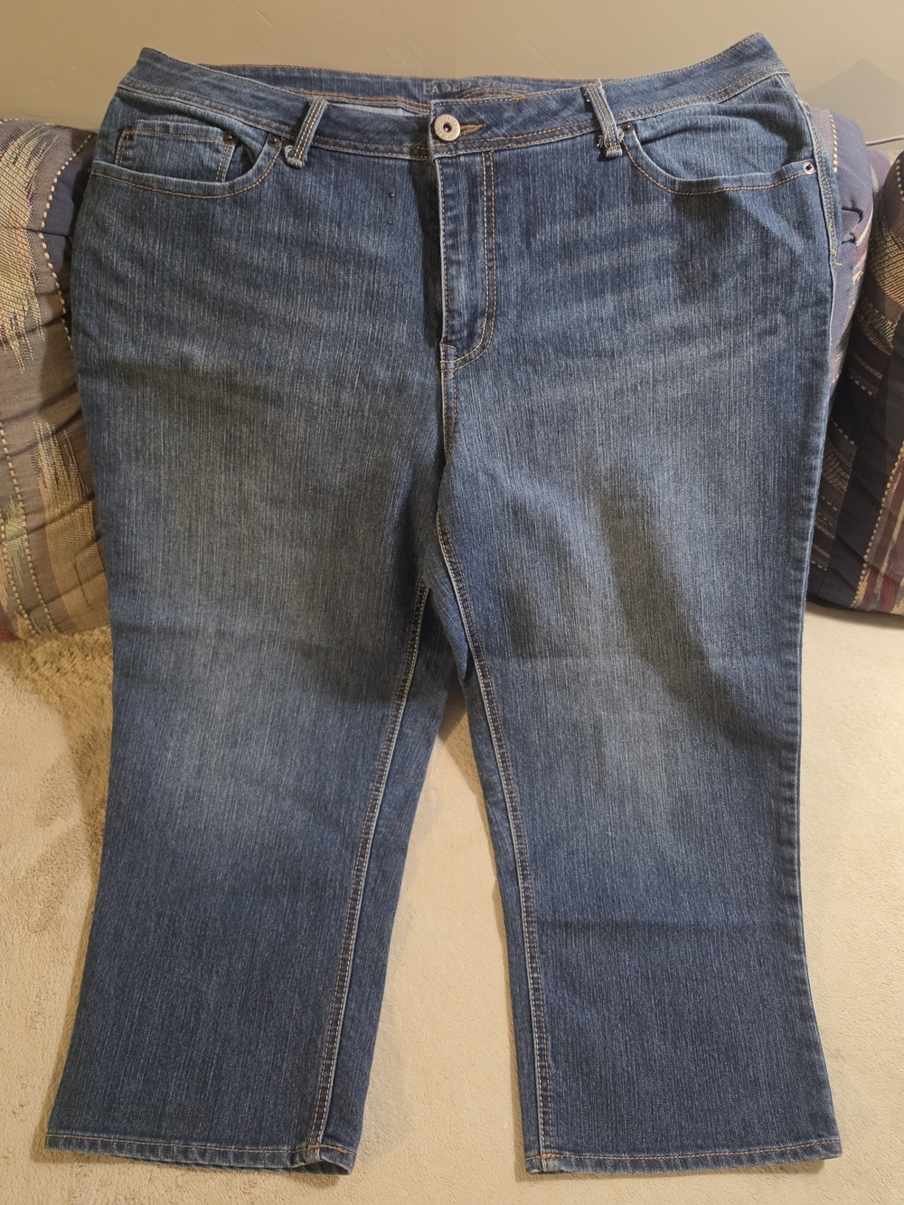 Faded Glory Straight Leg Blue Jeans